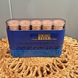 Kindness Swing Setter by Clairol – Travel Set –5 Medium Rollers No Clips Vintage